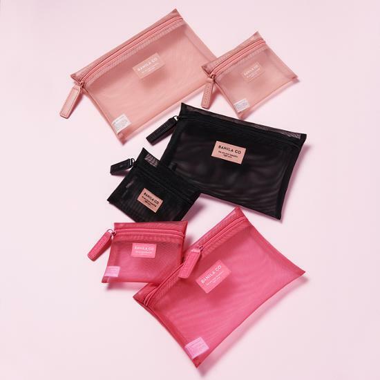 [NEW] 바닐라코 메쉬 파우치 (핑크/마젠타/블랙) 3 colors