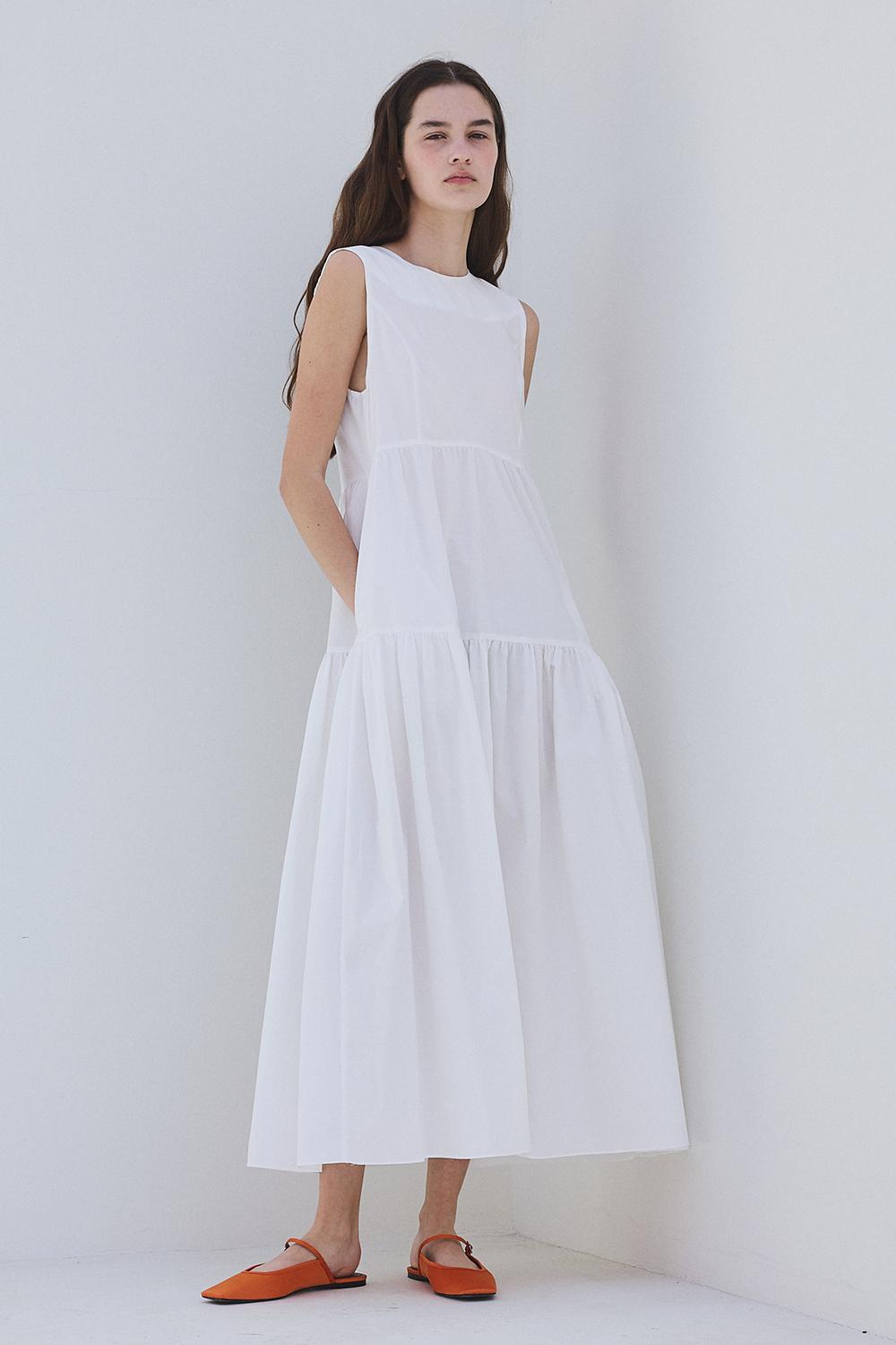[길이 선택가능]SLEEVELESS DRESS_white