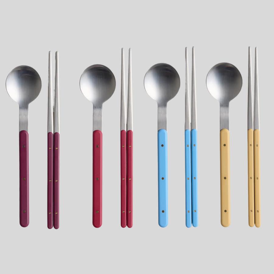 핀카X오덴세 수저 2인 Set (선물패키지포함) 4Colors