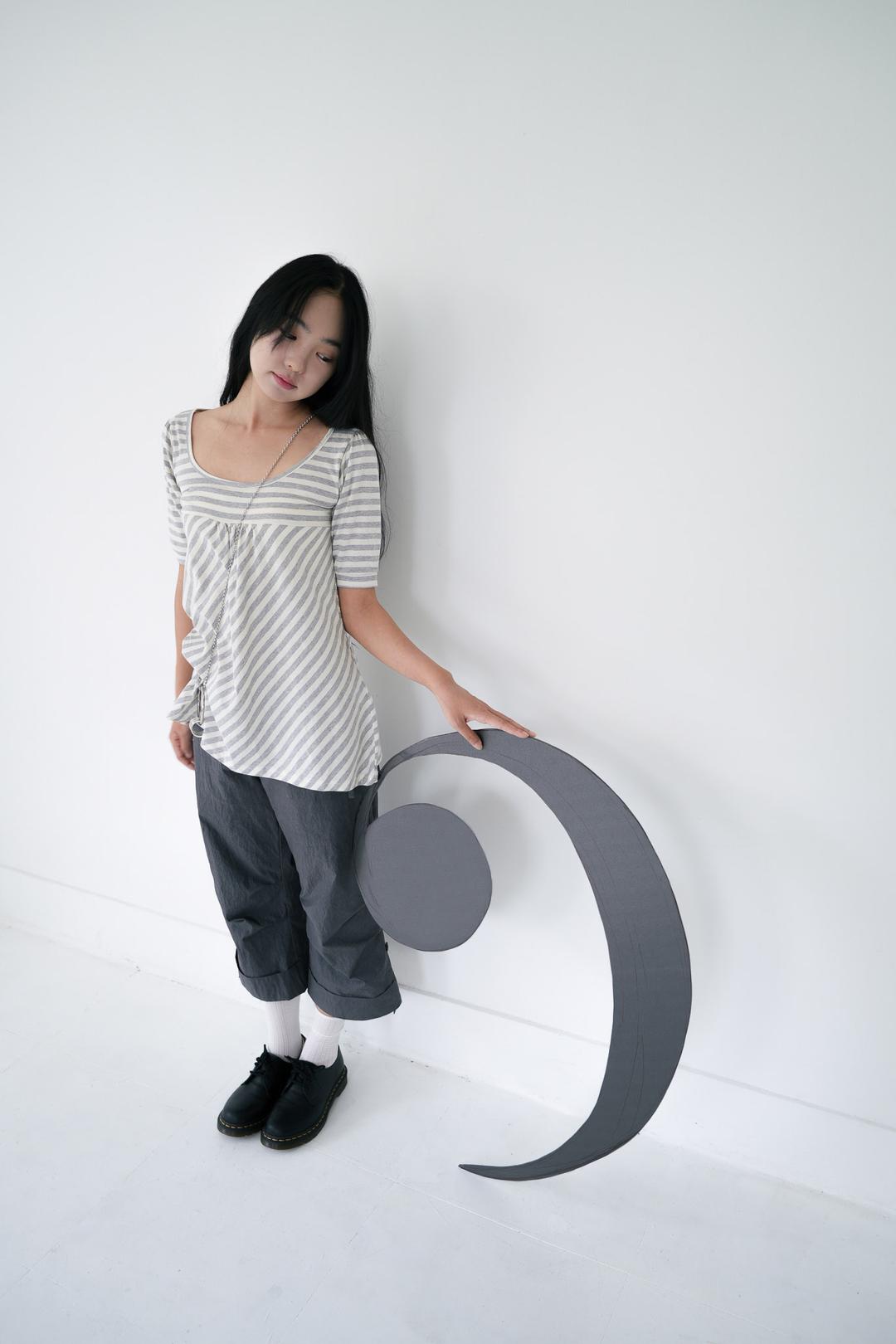 Yuu top, grey