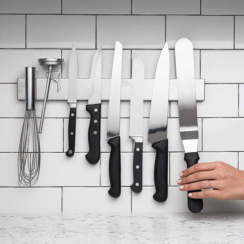 304스텐 (S풀메탈프레임) 칼 자석 칼걸이 칼꽂이 거치대