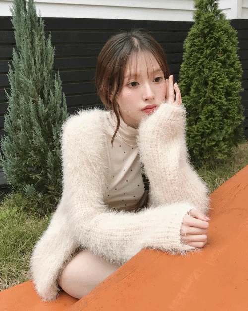 [ 시크릿 SALE 💗 ][ MD PICK / 오버핏 ] 허그 & 스윗 앙고라 퍼 CD