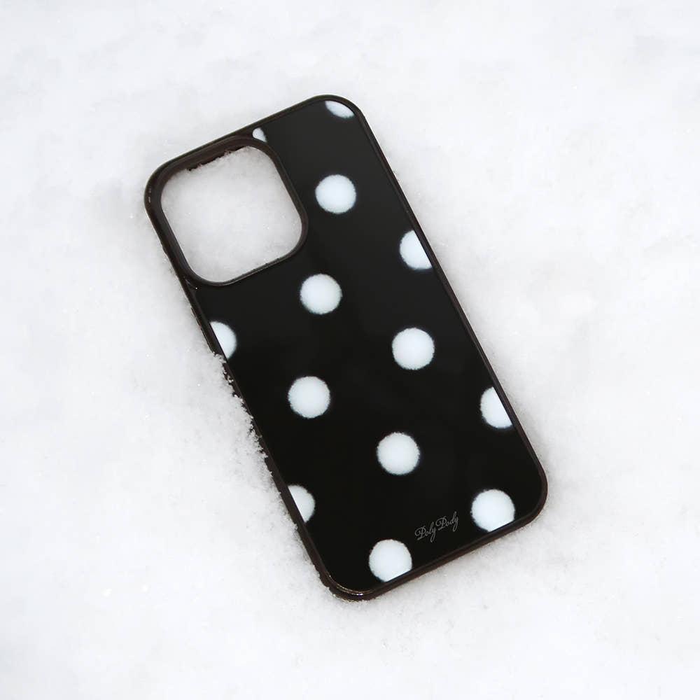 snowball dot case (black) 스노우볼 도트 글라스 범퍼 케이스 iphone 13 pro