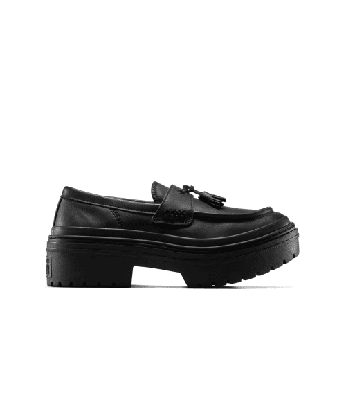 척테일러 올스타 러기드 힐 로퍼 레더 블랙 A14707C