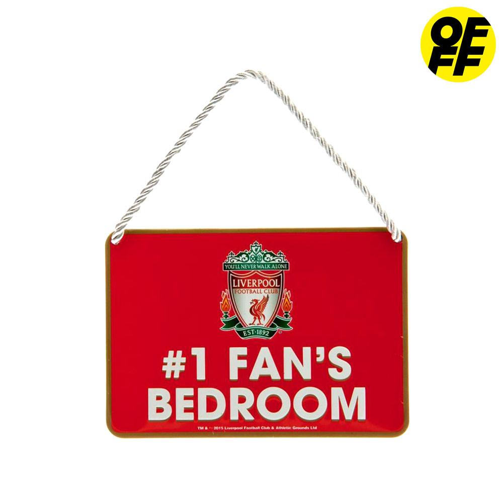 리버풀 메탈 사인 FAN BEDROOM 방꾸미기 인테리어 소품 장식 오피셜 굿즈
