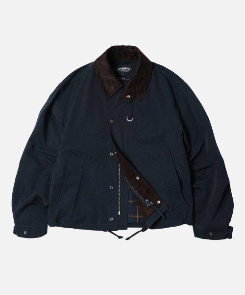 프리즘웍스(FRIZMWORKS)  HERITAGE HUNTING JACKET 002 _ NAVY - 사이즈 & 후기 | 무신사