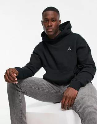 Nike Jordan fleece pull over hoodie in black | ASOS