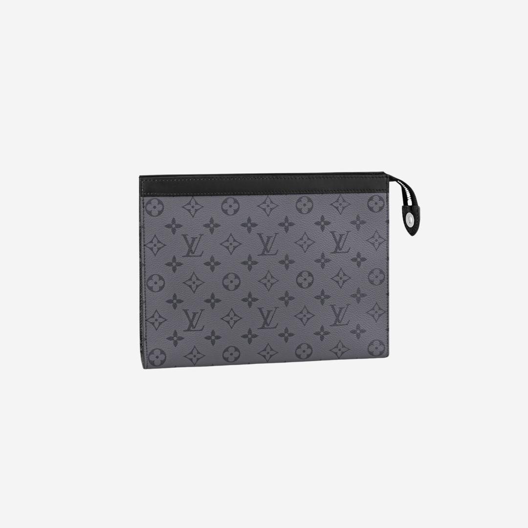 Louis Vuitton Pochette Voyage MM Monogram Eclipse Reverse