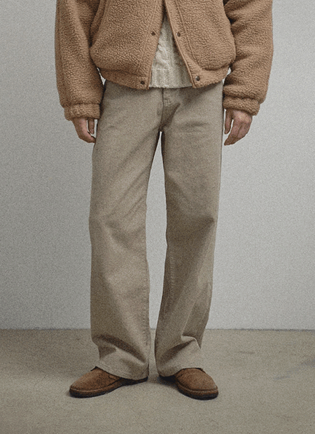 기모 워시드 치노 팬츠