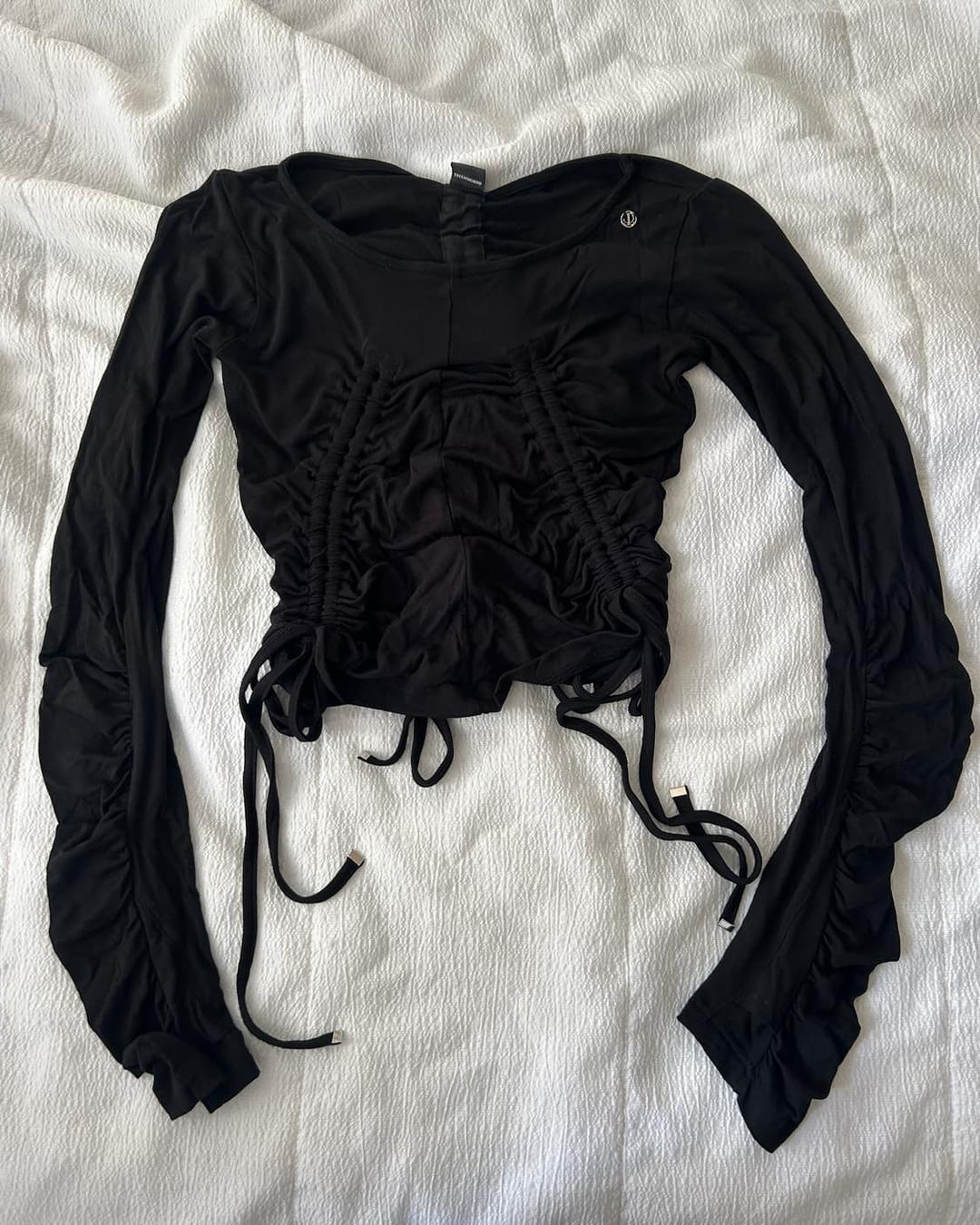 트리밍버드 Multi String Shirring Long Sleeve | 후루츠패밀리