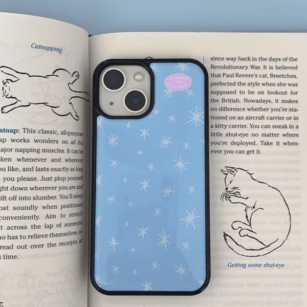 Snow flower case 눈꽃 에폭시범퍼 케이스(+ 맥세이프 글래스)