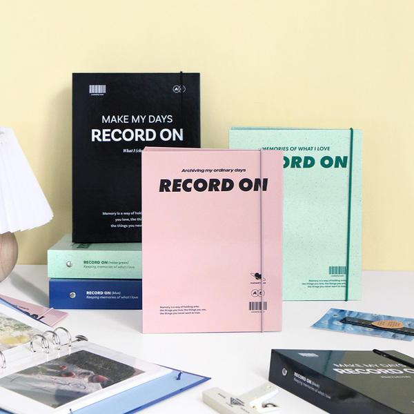 비비에 레코드온 6공 바인더 A5 포카 네컷앨범