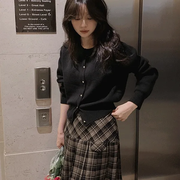 [🍂어텀] 프레피 런던 체크스커트  (속바지내장) - 2 size