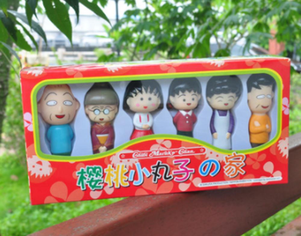 마루코는 아홉살 마루코 가족 피규어 6종세트 11cm
