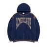 [아크메드라비] FRONT FULL LOGO SPRAY WASHING HOODIE ZIP UP NAVY