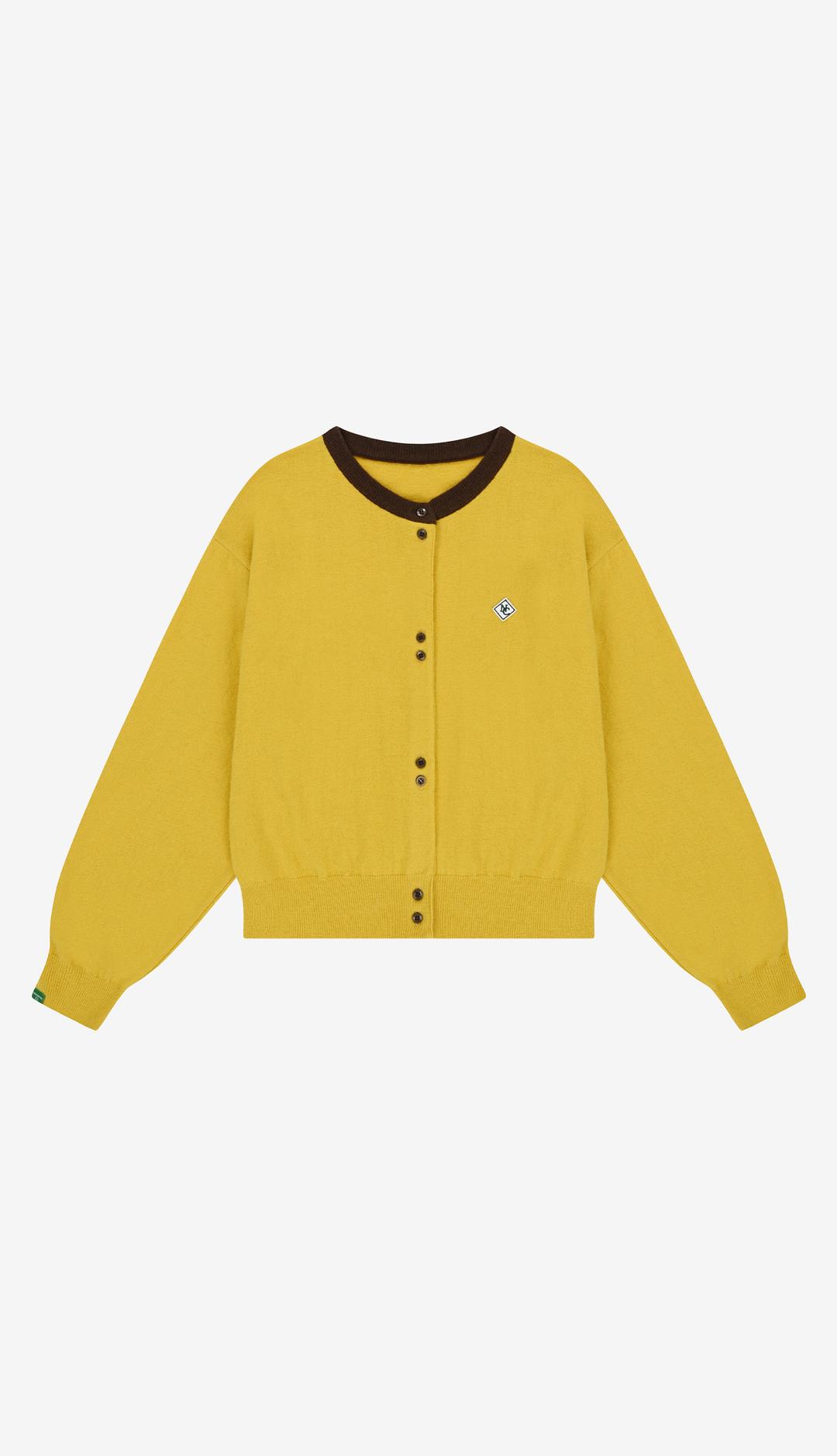 164. Coloring Cardigan _ Mustard