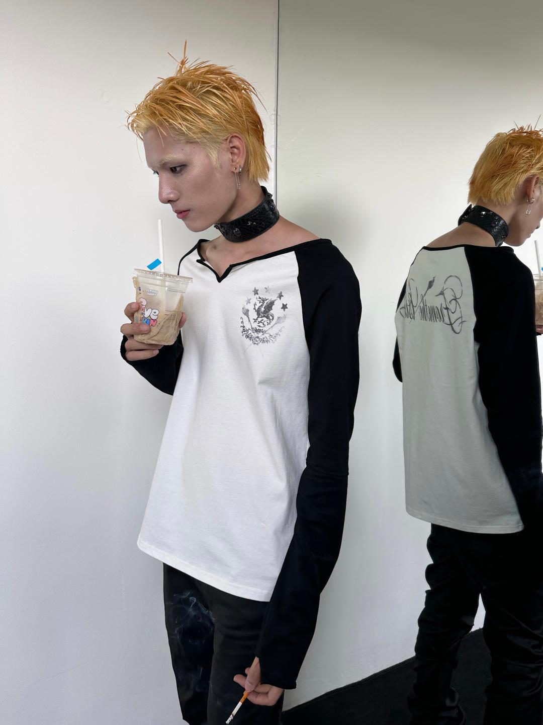 FromTheisland Raglan Punk T-shirt