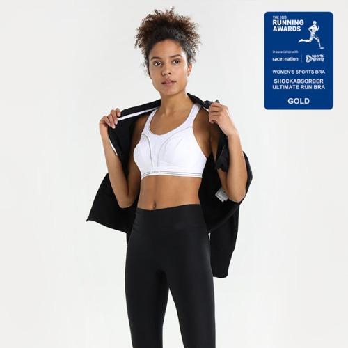 런브라 화이트실버 스포츠브라