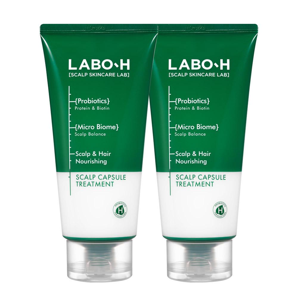 라보에이치 탈모증상완화 단백질 두피 강화 캡슐 트리트먼트 300ml 1입+1입
