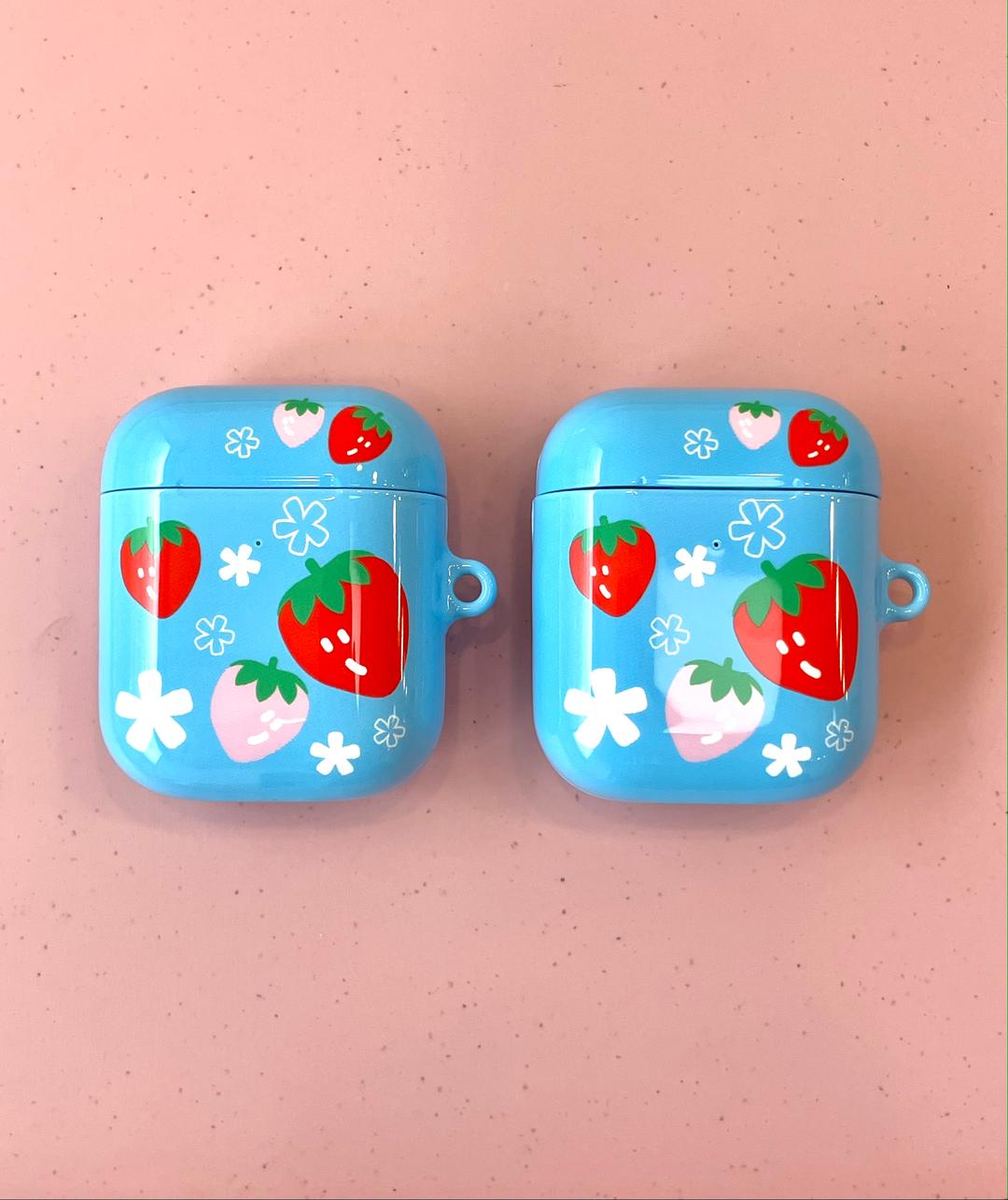 Strawberry airpods case