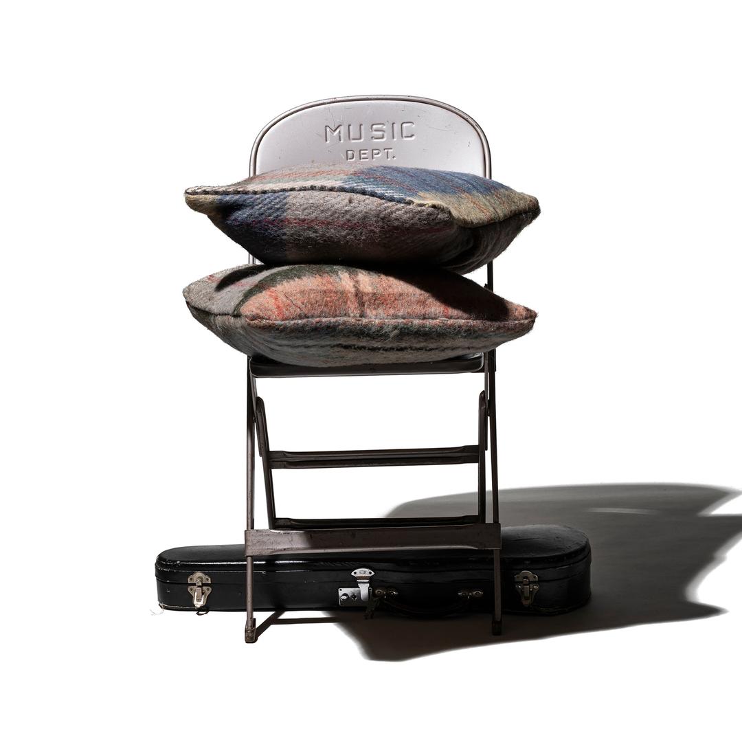 RECYCLED WOOL MIX CUSHION COVER 45 x 45 / Assorted Color