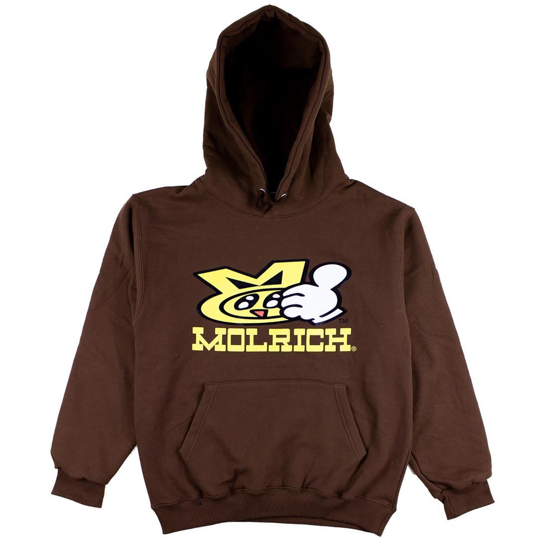 [MOLRICH] D.B.M. trademark hoodie (brown)