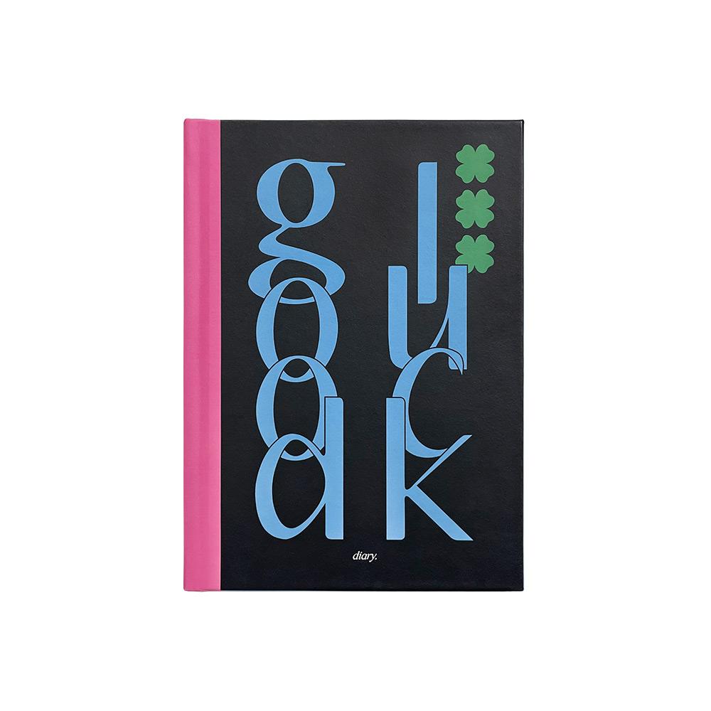 [12월 14일 출고] Good Luck Diary_black (12개월용)
