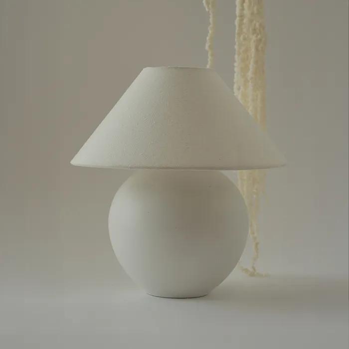 MOON JAR LAMP - porcelain white