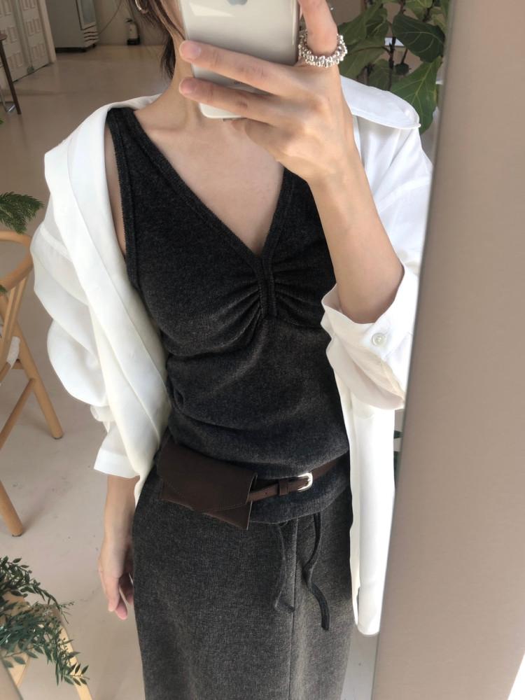 merry sleeveless (2colors)