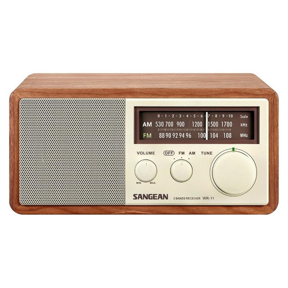 산진 WR-11 아날로그 탁상용 라디오 220V 기본지원