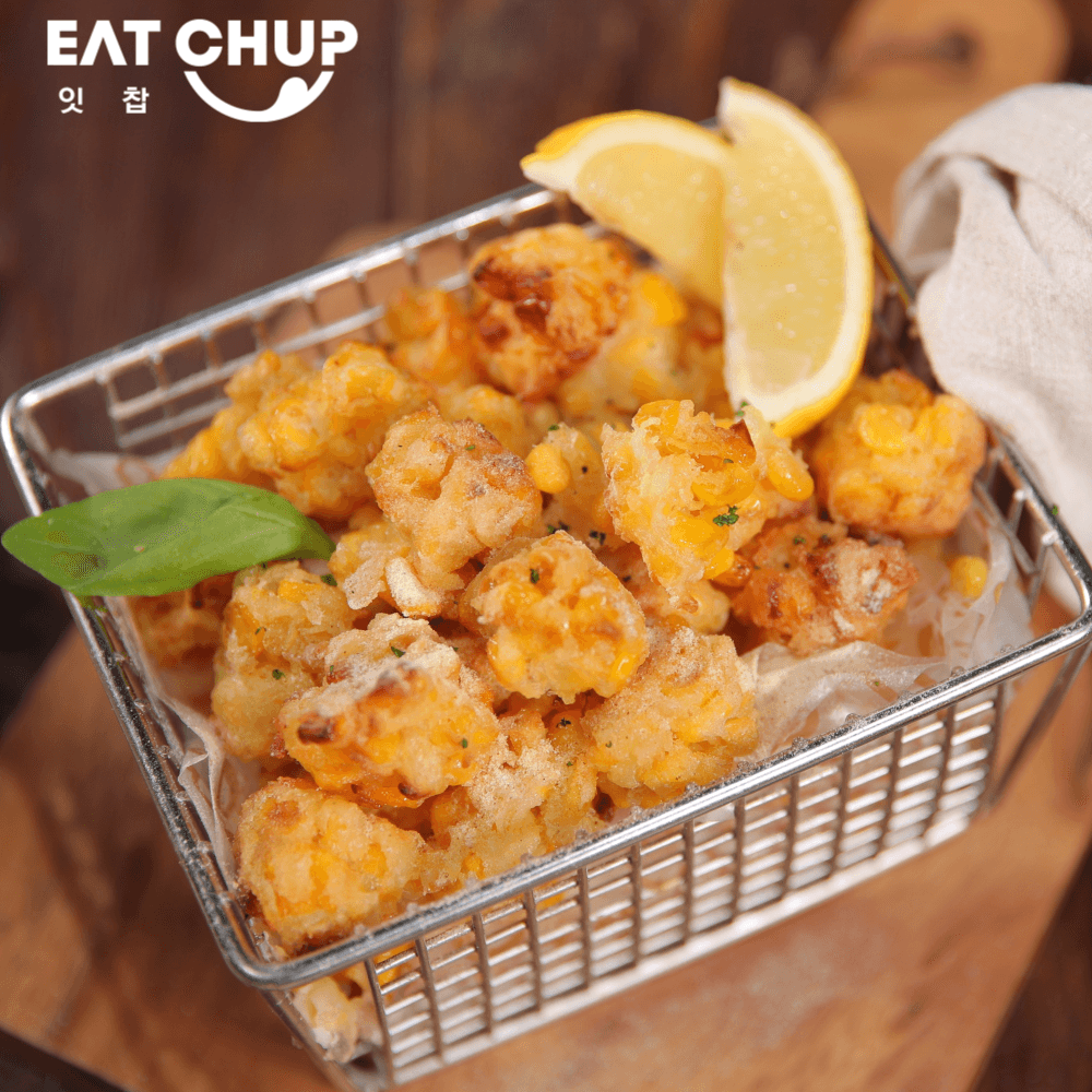 잇찹 바삭 옥수수 튀김 볼 500g 맥주안주 술안주 야식 수제 간식 콘튀김