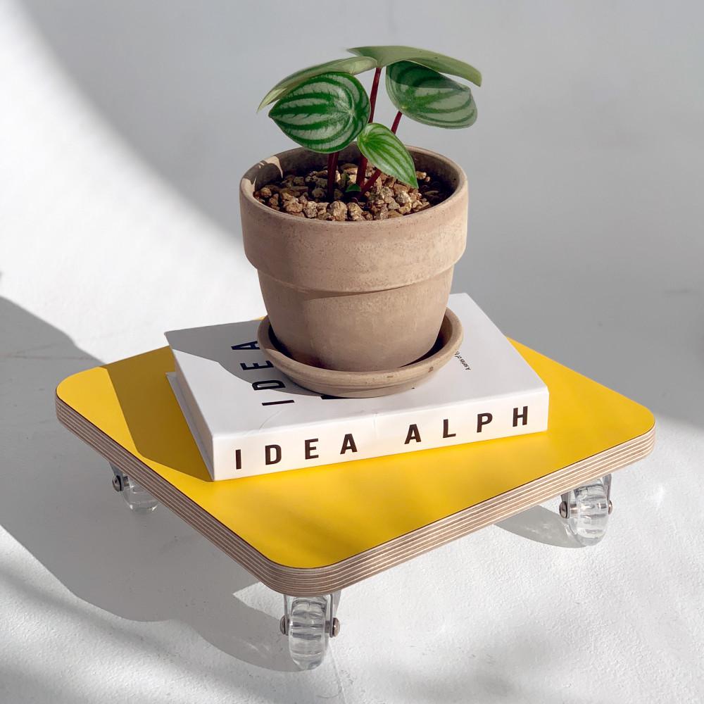 하우스온 컬러 화분 트롤리