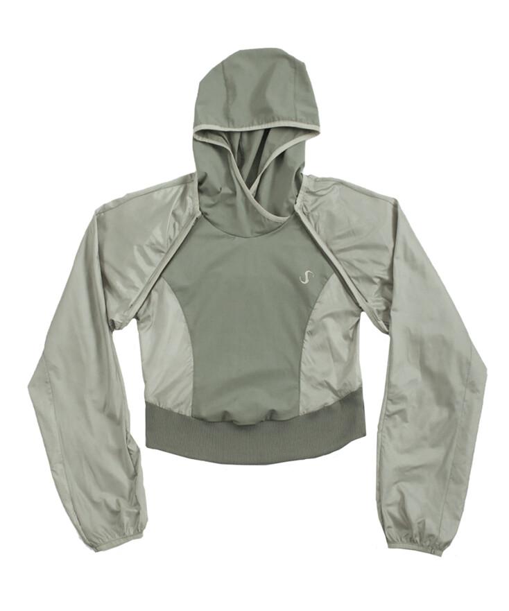 2-way Hoodie Bolero / Khaki