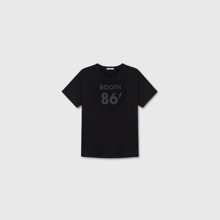 BOOTH 86 SOUVENIR T-SHIRT BLACK