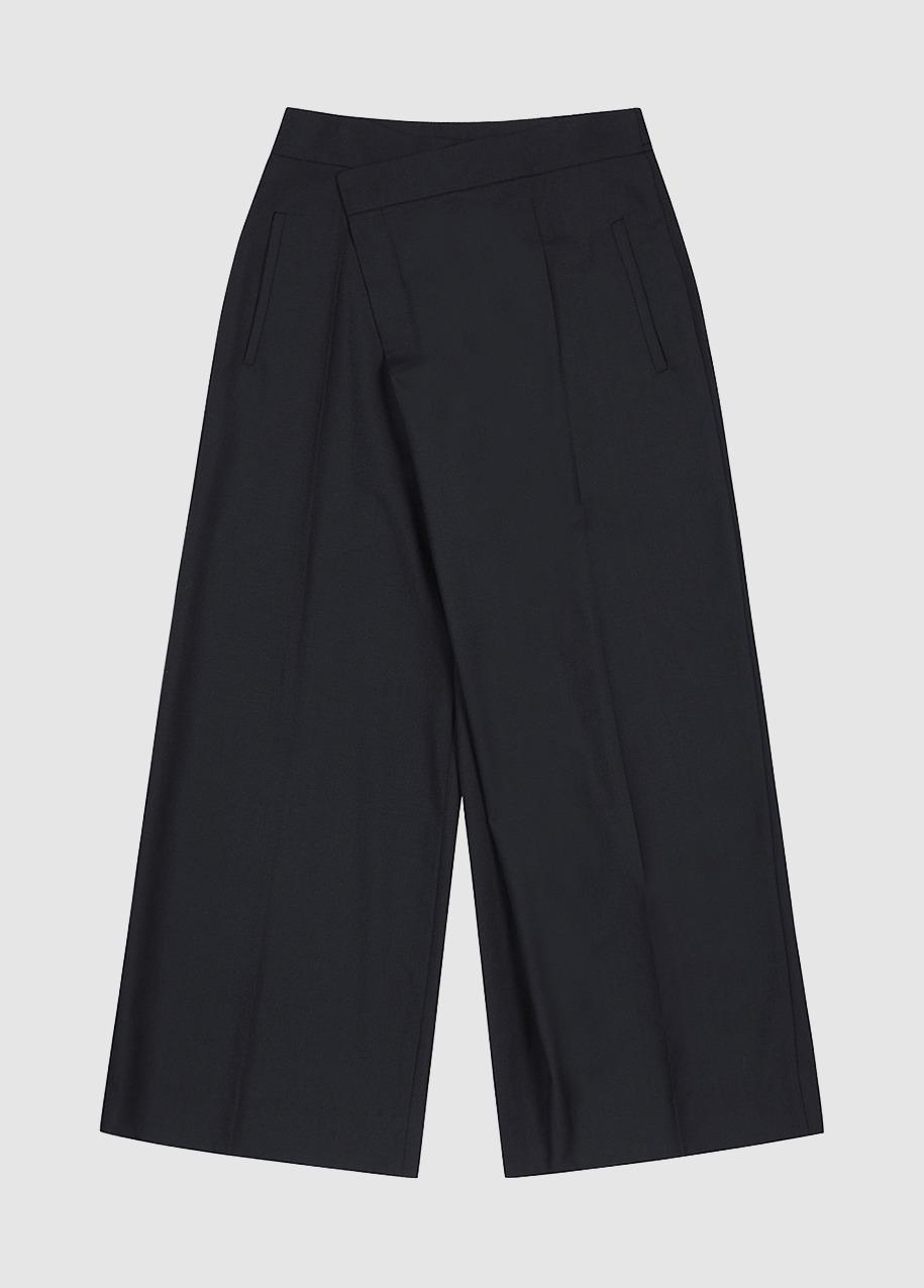 Wrap wide pants
