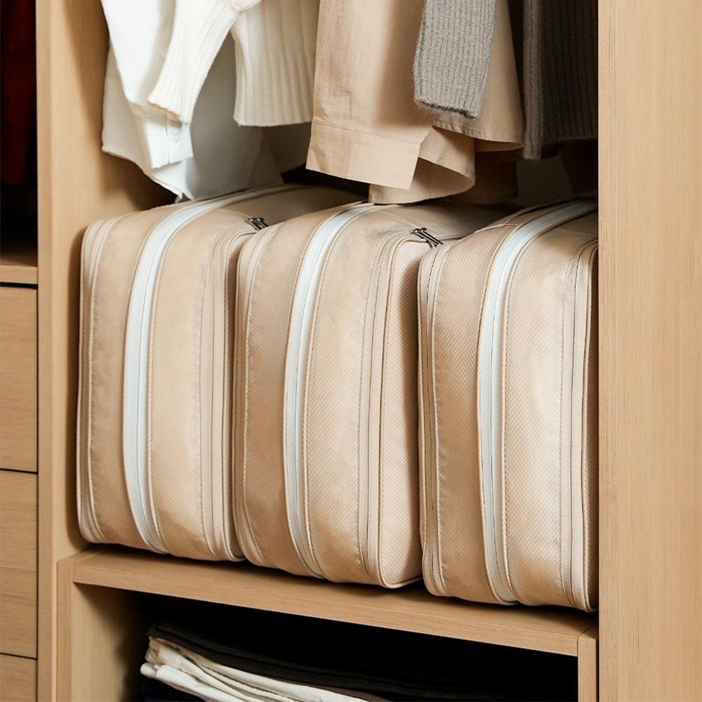 부피순삭 압축 파우치 XXL 3개-이불압축보관