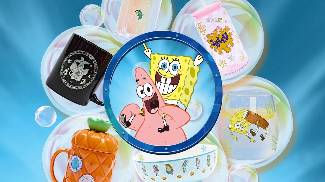 [와디즈 단독공개] 스폰지밥 리빙 에디션 (컵,텀블러,그릇,러그,거울)