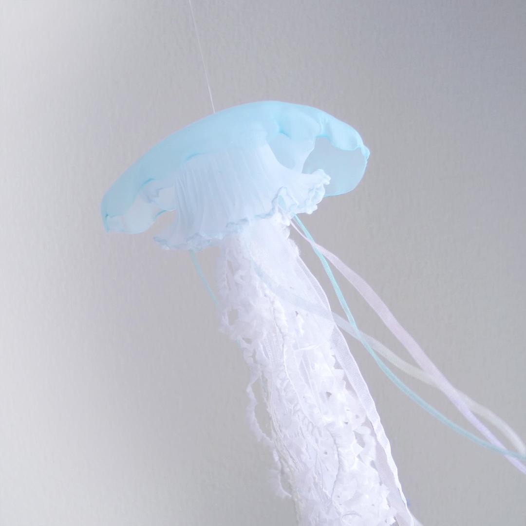 젤리피쉬 모빌 [size : M / Mint blue] - Jellyfish mobile [1pc] ~