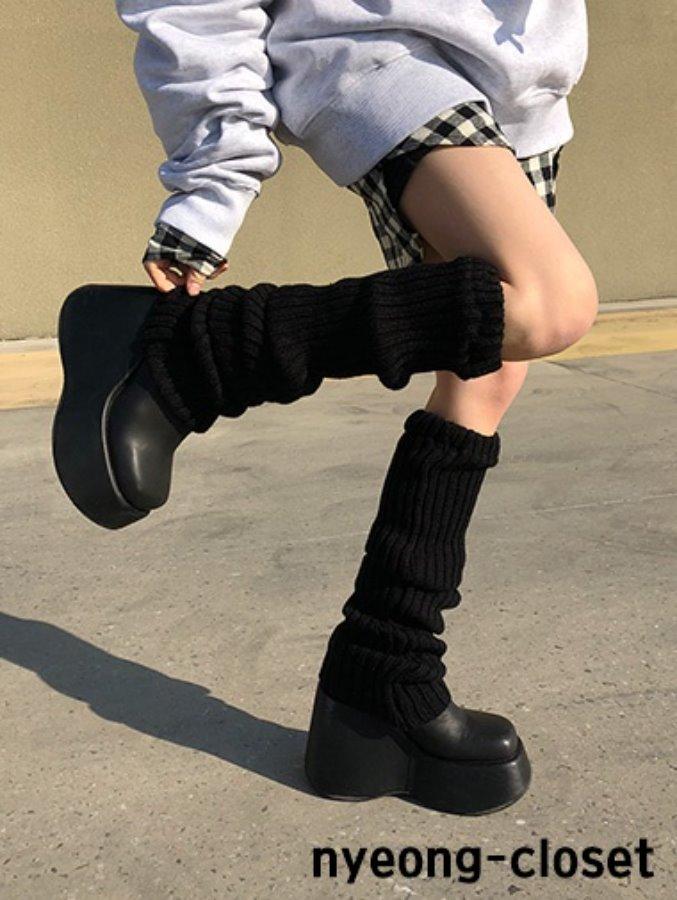 [당일발송] Golgi knit leg warmer / 6color