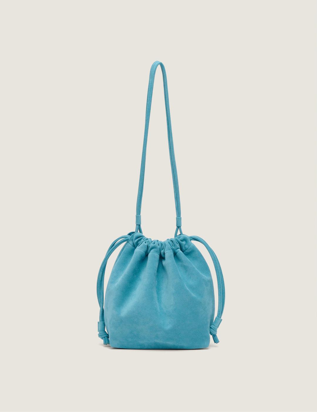 Pina Suede Bag (Sky mint)