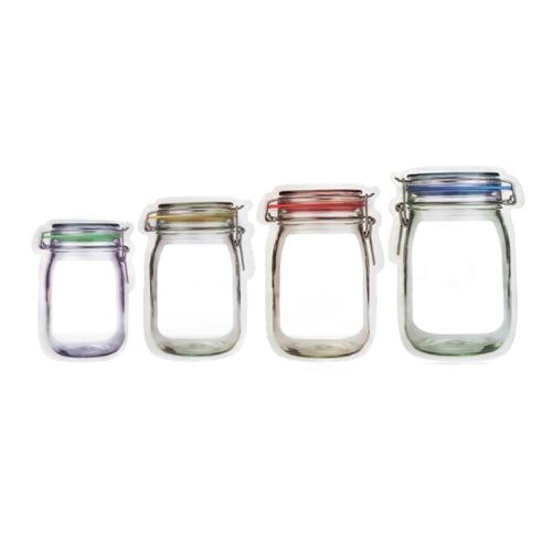 CU145 키커랜드 지퍼백 - 메이슨자 4종