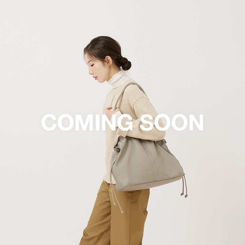 [커밍순] TIDY STRING SHOULDER BAG (Taupe Beige)