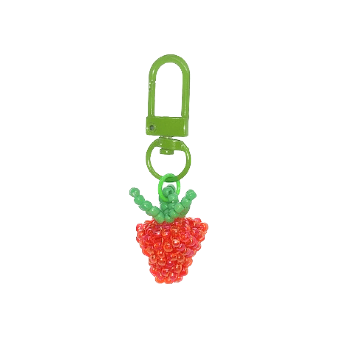 Strawberry Keyring- Red