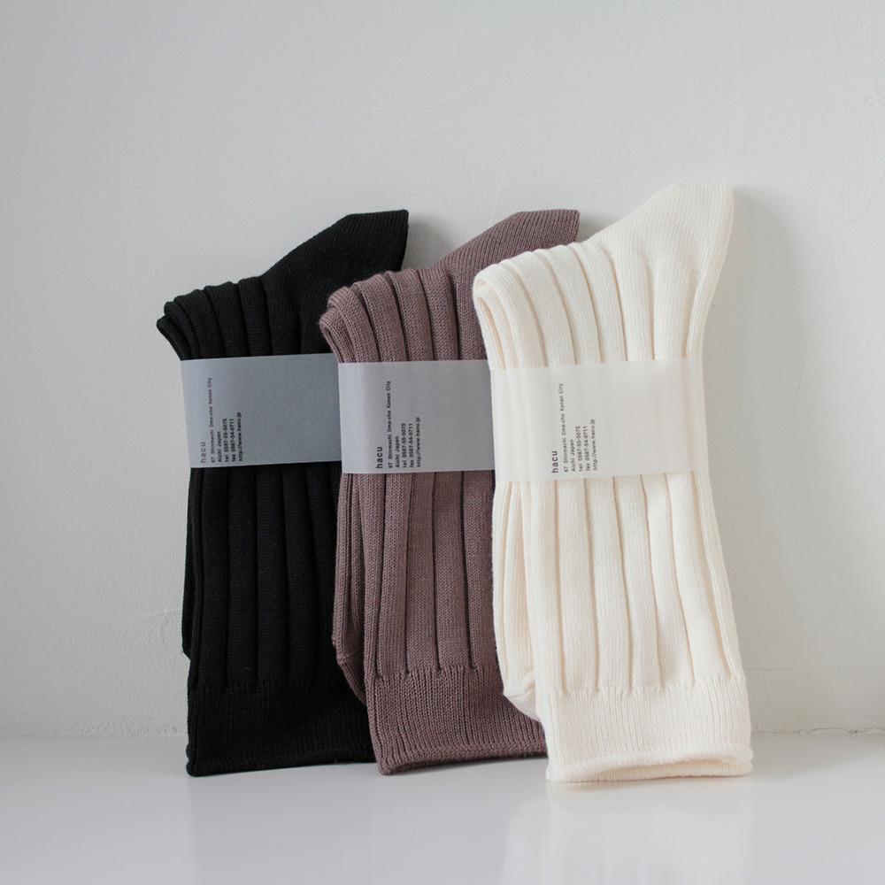 HCU022 cotton100% rib socks