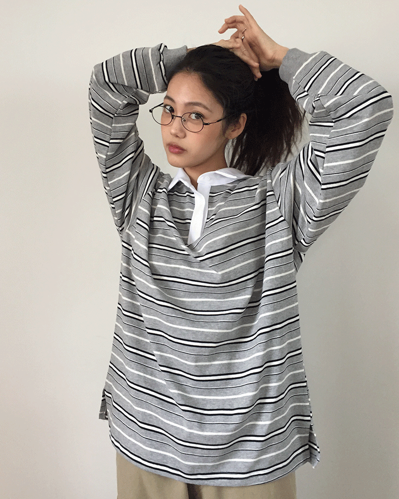 더기 캠퍼스 폴로 티셔츠 (2color)