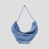 Flower Jacquard Denim Triangle Bag  Blue (AG52D3A03P)