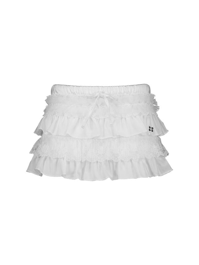 TUTU MIX SKRIT PANTS / WHITE