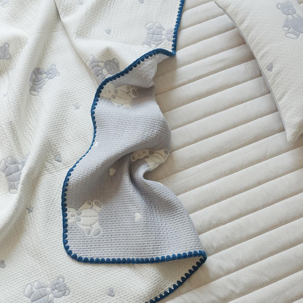 3중 워싱면 베이비베어 신생아 아기이불 6color(100x150cm)