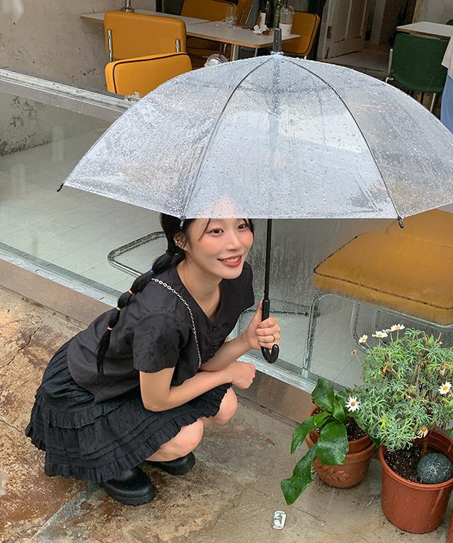 데일리쥬 릴렌코 밴딩 레이스 캉캉 미니 스커트
