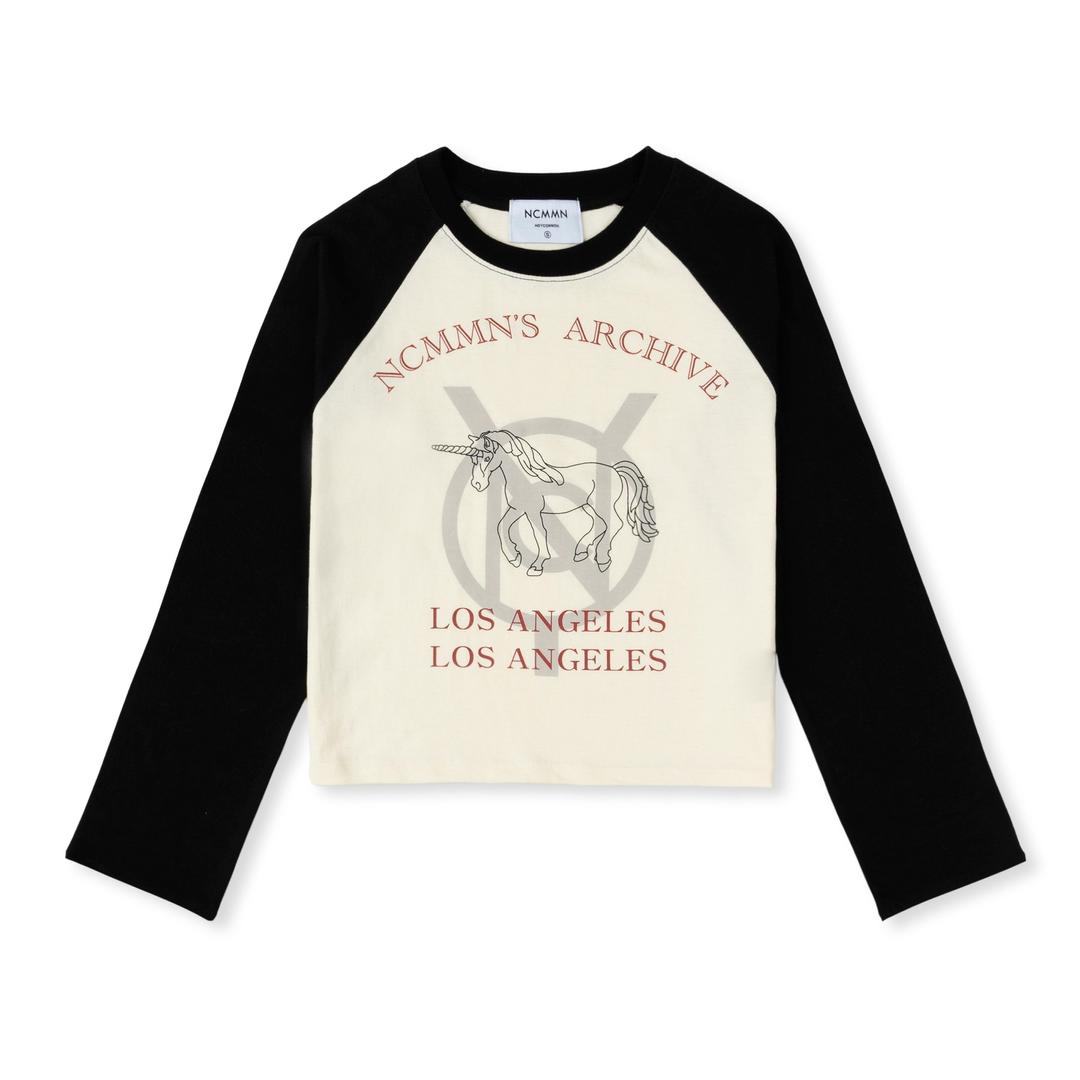 [WOMEN] UNICORN CROP LONGSLEEVE BK